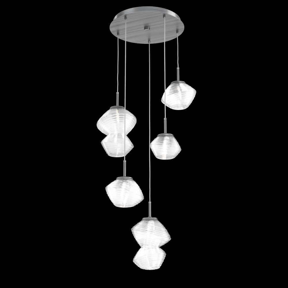 Mesa Round 5pc Multi-Pendant
