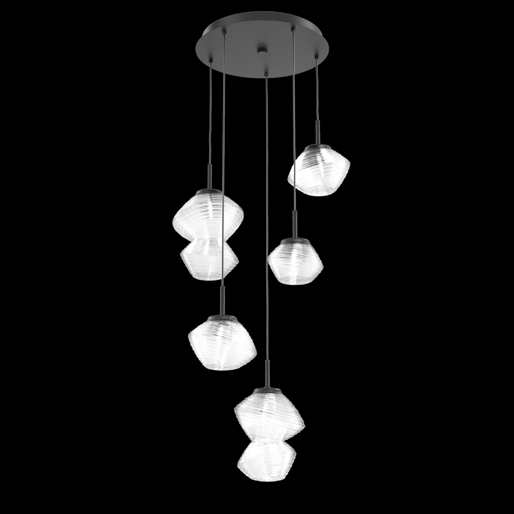 Mesa Round 5pc Multi-Pendant