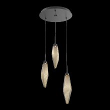 Hammerton CHB0050-03-MB-CB-C01-L1 - Rock Crystal Round 3pc Multi-Pendant