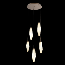 Hammerton CHB0050-05-FB-CA-C01-L3 - Rock Crystal Round 5pc Multi-Pendant