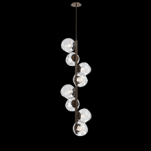 Hammerton CHB0086-T8-FB-ZC-001-L1 - Luna 8pc Twisted Vine-Flat Bronze-Zircon Inner - Clear Outer-Threaded Rod Suspension-LED 2700K
