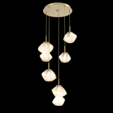 Hammerton CHB0089-05-GB-A-C01-L1 - Mesa Round 5pc Multi-Pendant