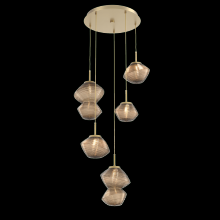 Hammerton CHB0089-05-GB-B-C01-L1 - Mesa Round 5pc Multi-Pendant