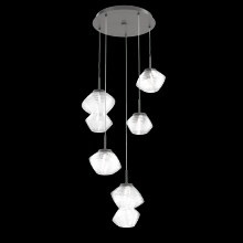 Hammerton CHB0089-05-GP-C-C01-L1 - Mesa Round 5pc Multi-Pendant