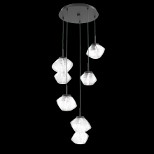 Hammerton CHB0089-05-MB-C-C01-L3 - Mesa Round 5pc Multi-Pendant