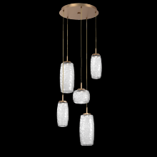 Hammerton CHB0091-05-NB-C-C01-L3 - Vessel Round 5pc Multi-Pendant