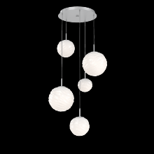 Hammerton CHB0092-05-CS-WL-C01-L3 - Gaia Round 5pc Multi-Pendant