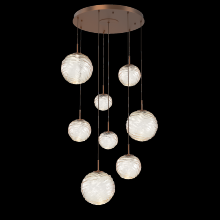 Hammerton CHB0092-08-BB-A-C01-L1 - Gaia Round 8pc Multi-Pendant