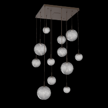 Hammerton CHB0092-12-FB-S-C01-L3 - Gaia Square 12pc Multi-Pendant