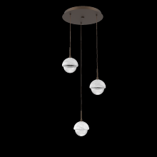 Hammerton CHB0093-03-FB-WC-C01-L1 - Cabochon Round Pendant Chandelier