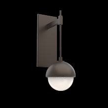 Hammerton IDB0093-01-FB-WL-L3-MS - Cabochon Tempo Sconce