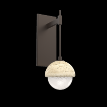 Hammerton IDB0093-01-FB-WL-L3-TR - Cabochon Tempo Sconce