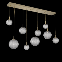 Hammerton PLB0092-09-GB-S-C01-L3 - Gaia Linear 9pc Multi-Pendant