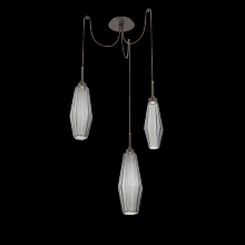 Hammerton SCB0049-03-FB-RS-C01-L3 - Aalto Round 3pc Swag Multi-Pendant