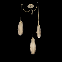 Hammerton SCB0049-03-GB-RB-C01-L1 - Aalto Round 3pc Swag Multi-Pendant