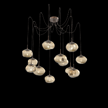 Hammerton SCB0068-12-BB-GB-C01-L1 - Nova Round 12pc Swag Multi-Pendant