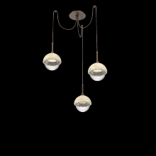 Hammerton SCB0093-03-BB-C-C01-L3-TR - Cabochon Round 3pc Swag Multi-Pendant