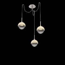 Hammerton SCB0093-03-BS-S-C01-L1-TR - Cabochon Round 3pc Swag Multi-Pendant