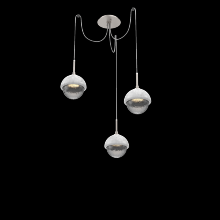 Hammerton SCB0093-03-BS-S-C01-L1-WM - Cabochon Round 3pc Swag Multi-Pendant