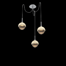 Hammerton SCB0093-03-CS-B-C01-L3-TR - Cabochon Round 3pc Swag Multi-Pendant