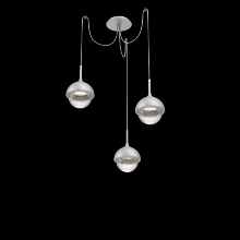 Hammerton SCB0093-03-CS-C-C01-L1-MS - Cabochon Round 3pc Swag Multi-Pendant