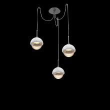 Hammerton SCB0093-03-GP-A-C01-L3-WM - Cabochon Round 3pc Swag Multi-Pendant