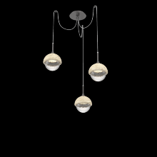 Hammerton SCB0093-03-GP-C-C01-L3-TR - Cabochon Round 3pc Swag Multi-Pendant