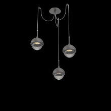 Hammerton SCB0093-03-GP-S-C01-L1-MS - Cabochon Round 3pc Swag Multi-Pendant