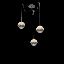 Hammerton SCB0093-03-GP-S-C01-L3-TR - Cabochon Round 3pc Swag Multi-Pendant