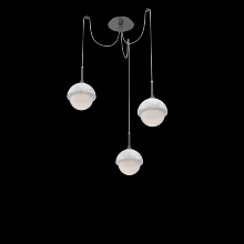 Hammerton SCB0093-03-GP-WL-C01-L3-WM - Cabochon Round 3pc Swag Multi-Pendant