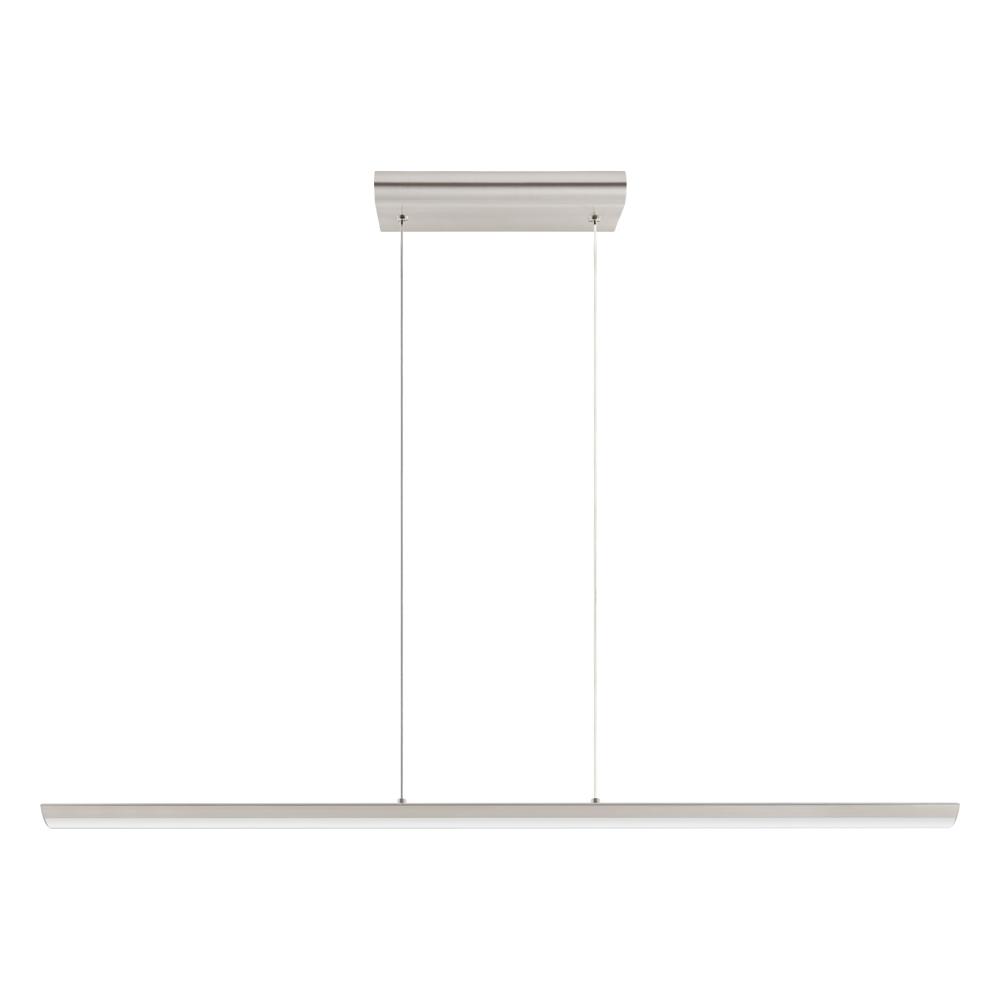 1 LT LED Linear Pendant w/ Matte Nickel Finish & White Acrylic Diffuser