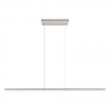 Eglo 204091A - 1 LT LED Linear Pendant w/ Matte Nickel Finish & White Acrylic Diffuser