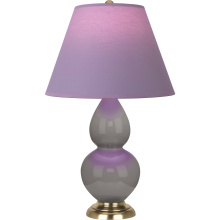 Robert Abbey 1768L - Smokey Taupe Small Double Gourd Accent Lamp
