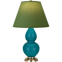 Robert Abbey 1771G - Peacock Small Double Gourd Accent Lamp