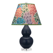 Robert Abbey MMB53S - Matte Midnight Blue Small Double Gourd Accent Lamp