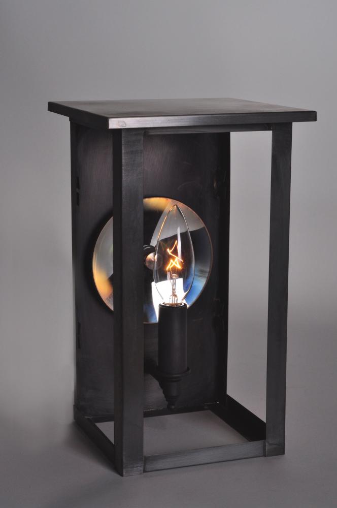 Wall Dark Brass Candelabra Socket Clear Glass