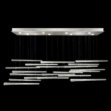 Fine Art Handcrafted Lighting 894840-132ST - Elevate 62"W Rectangular Pendant